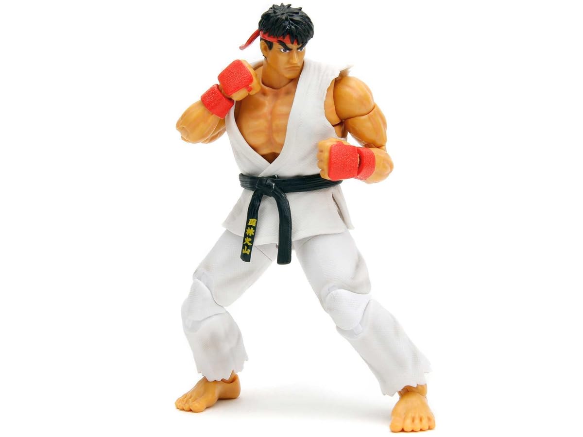 Jada Street Fighter II 6" Ryu Action Figure, Toys for Kids and Adults